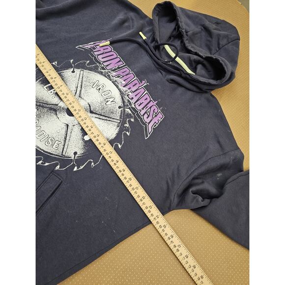 Under Armour Hoodie Mens Large Project Rock Iron Paradise All Over Print Hooded - Picture 6 of 13